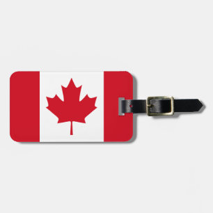 Canadian Flag Luggage Tag