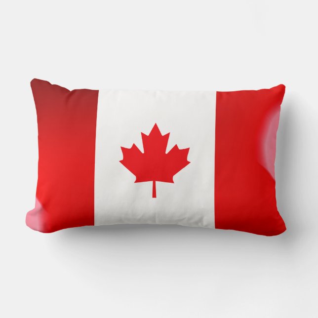Canadian flag lumbar cushion (Front)