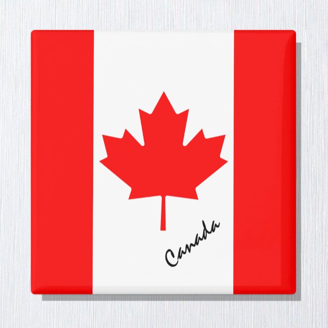 Canadian Flag Magnet, travel / sports, Canada Magnet (Creator Uploaded)