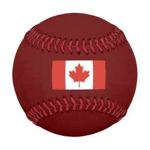 Canadian Flag (Maple Leaf) (Canada) Baseball