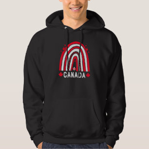 Canadian Flag Maple Leaf Rainbow Canada Day 2022 Hoodie