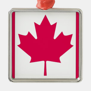 Canadian Flag Metal Tree Decoration