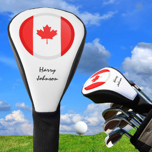 Canadian Flag & Monogrammed Golf Clubs Covers
