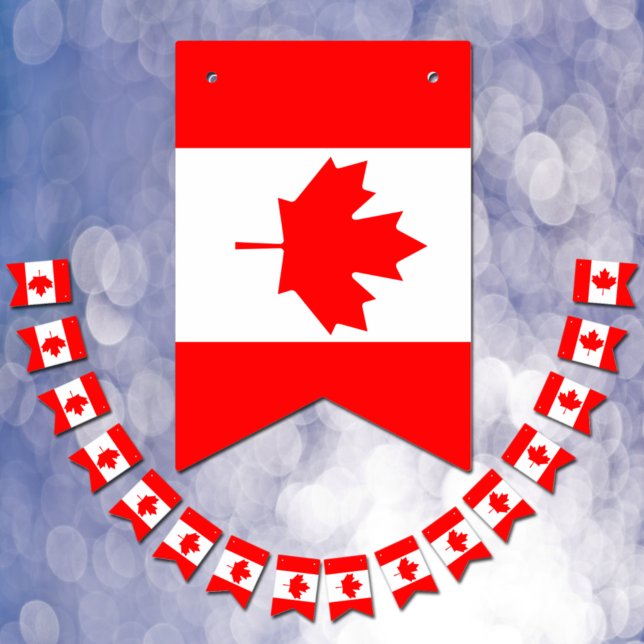Canadian Flag, Party Banners, Wedding, Canada  Bunting (Creator Uploaded)