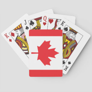 Canadian Flag Playing Cards