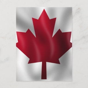 Canadian Flag Postcard