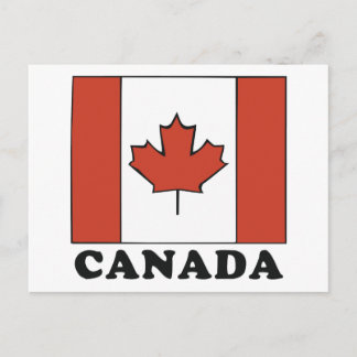 Canadian Flag Postcard