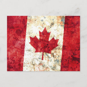 Canadian Flag Postcard