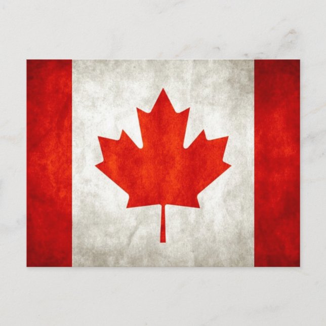 Canadian Flag Postcard (Front)