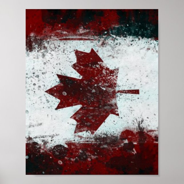 Canadian Flag Poster (Front)