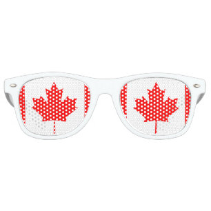 Canadian Flag Retro Sunglasses