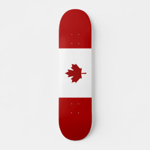 Canadian flag skateboard