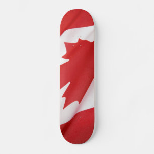 Canadian flag skateboard
