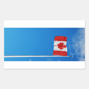 Canadian flag sticker