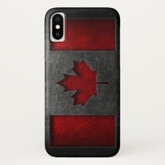 Canadian Flag Stone Texture Case-Mate iPhone Case