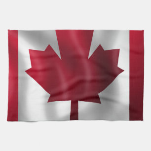 Canadian Flag Tea Towel