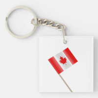 Canadian flag toothpick