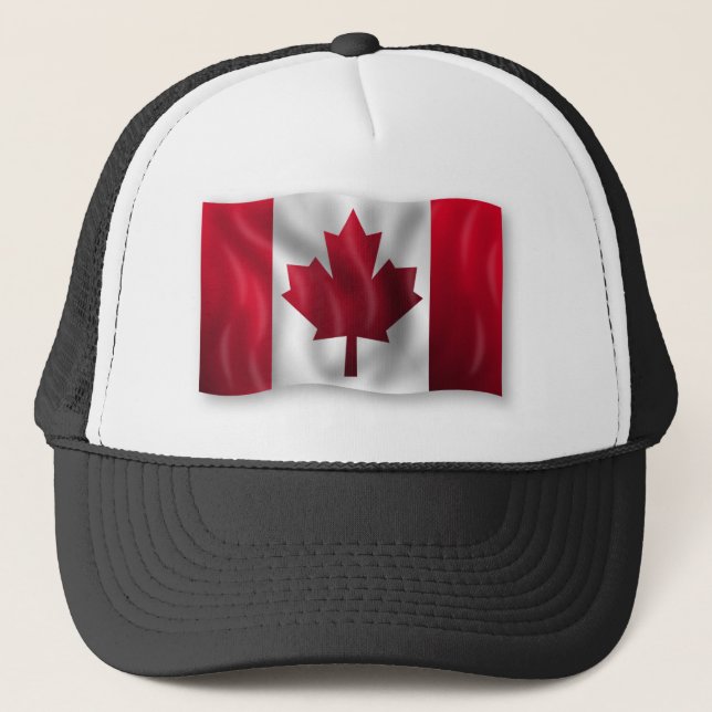Canadian Flag Trucker Hat (Front)