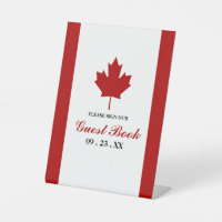 Canadian Flag Wedding