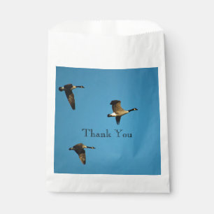 Canadian geese in flight favour bags