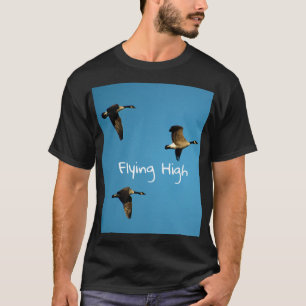Canadian geese in flight  T-Shirt