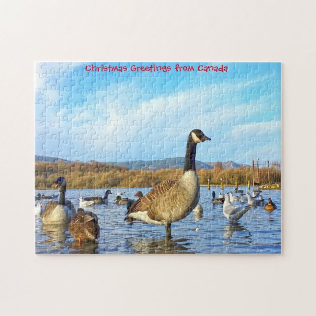 Canadian Geese. Jigsaw Puzzle (Horizontal)