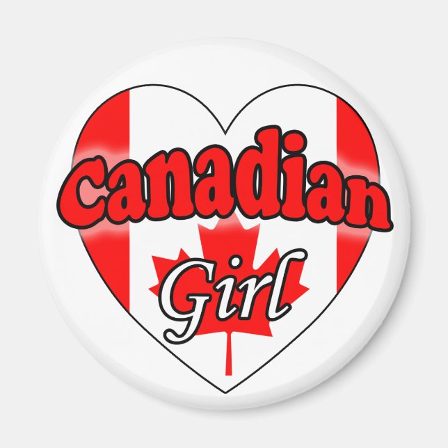 Canadian Girl Magnet (Front)