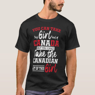 Canadian Girl Maple Leaf Canada T-Shirt