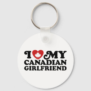 Canadian Girlfriend Key Ring
