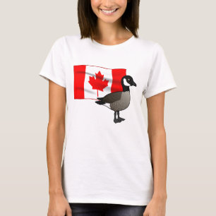 Canadian Goose & Flag T-Shirt