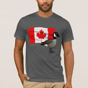 Canadian Goose & Flag T-Shirt
