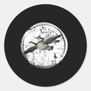 Canadian Goose Hunting Goose Hunting Classic Round Sticker