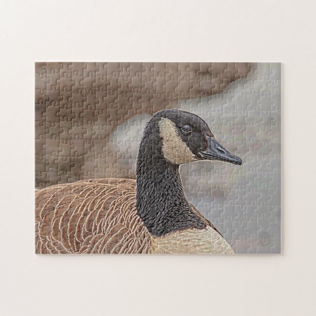 Canadian Goose Portrait Jigsaw Puzzle (Horizontal)