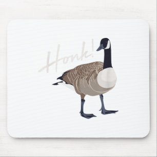 Canadian Goose Shirt Honk Funny Cute Bird Hunter G Mouse Pad