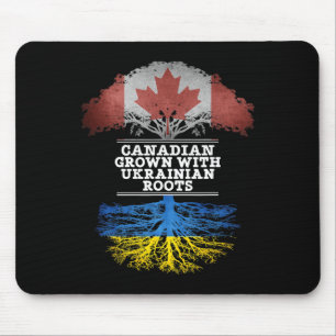 Canadian Grown With Ukrainian Roots Mouse Pad
