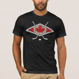 Canadian Hockey Flag Logo T-Shirt