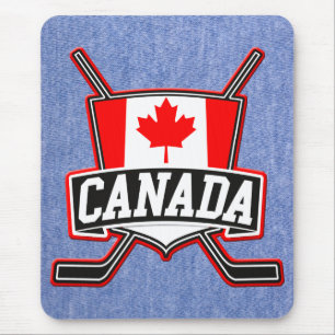 Canadian Hockey Logo Mouse Pad