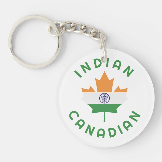 Canadian Indian Roots  Key Ring (Front)