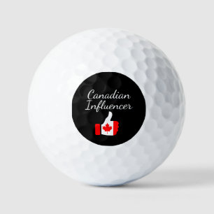 Canadian Influencer thumbs up Lighthouse route  Golf Balls