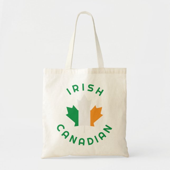 Canadian Irish  Roots Tote Bag (Front)