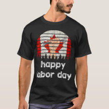 Canadian Labor Day Grunge Tee