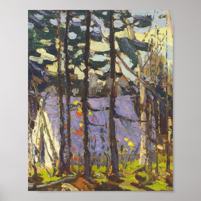 Canadian Landscape - Artist's Camp By Tom Thomson Poster (Front)