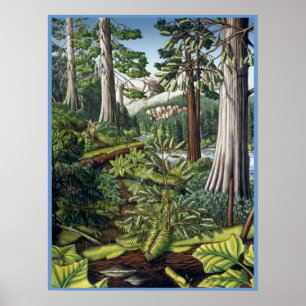 Canadian Landscape Painting Poster by Kim Hunter