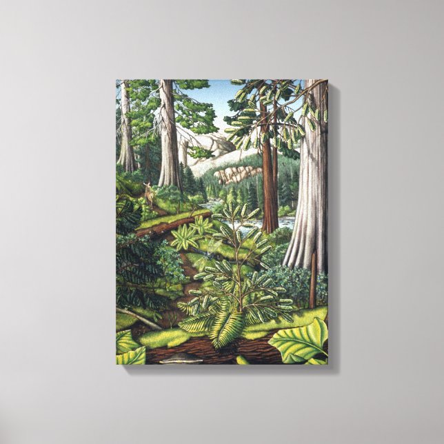 Canadian Landscape Painting Print Canvas Small (Front)