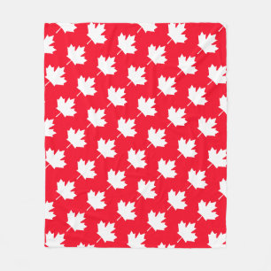 Canadian maple leaf. CANADA. Patriotic. Fleece Blanket