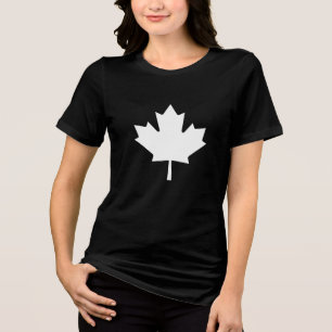 Canadian Maple Leaf Canada Tri-Blend Shirt