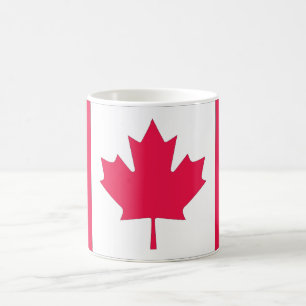 Canadian maple leaf classic flag coffee mug
