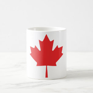 Canadian Maple Leaf Coffee Mug – Patriotic Red Cup