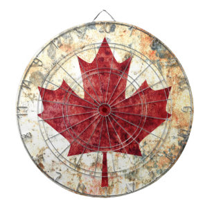 Canadian Maple Leaf Dartboard