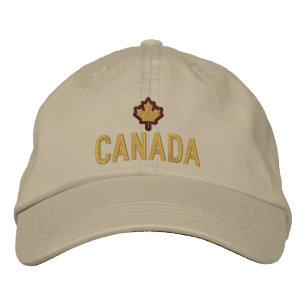 Canadian Maple Leaf Embroidery Canada Embroidered Hat